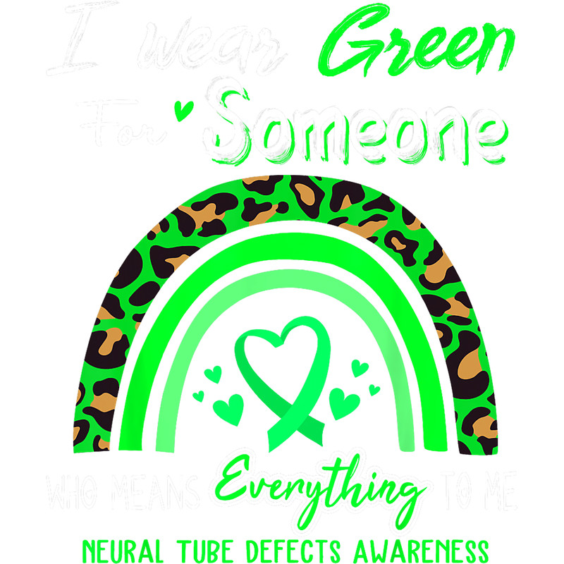 Neural Tube Defects Awareness I Wear Green For Someone.png