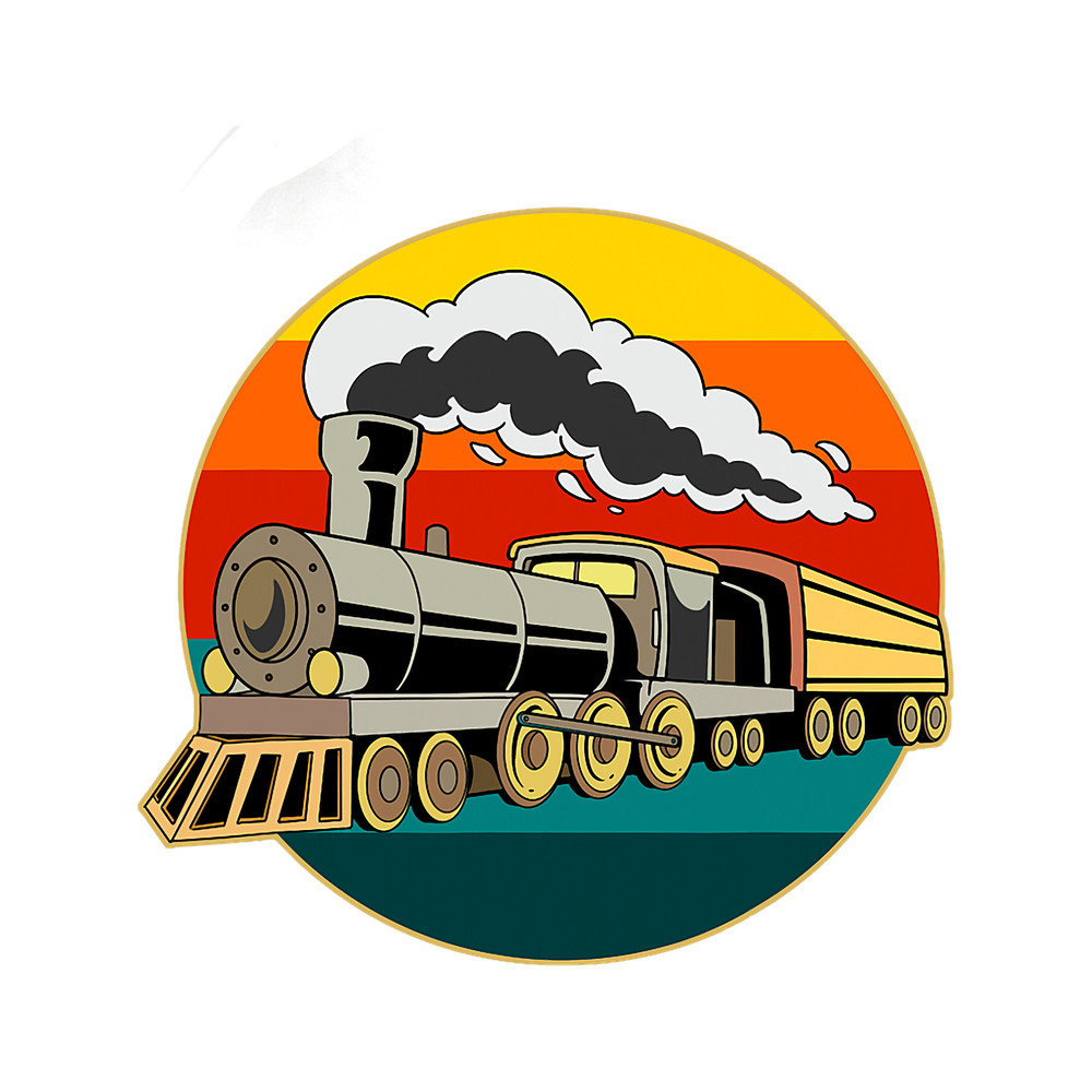 Retro Train Locomotive Model Railroad.png