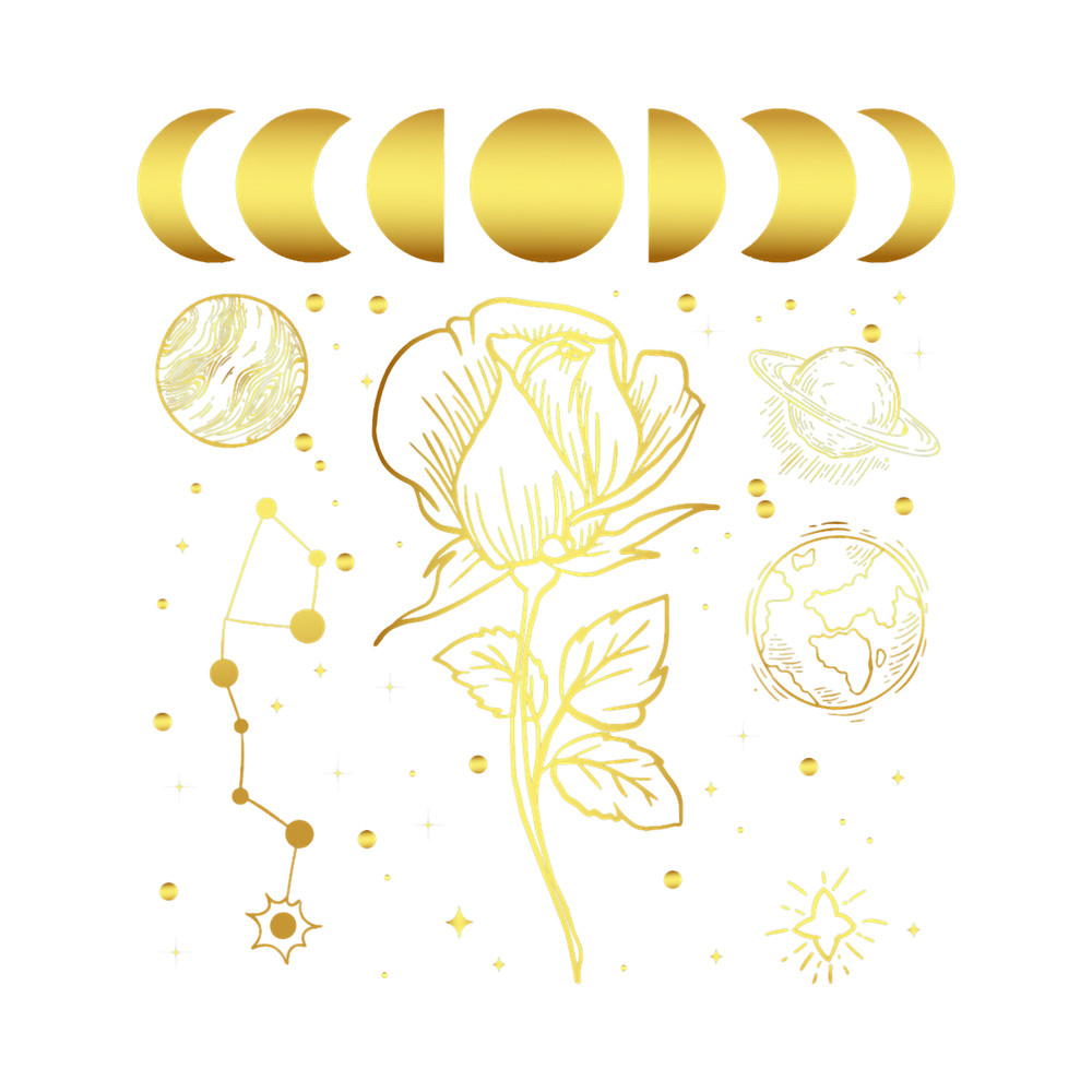 Roses Flowers Moon Phases Cottagecore Celestial Aesthetic.png