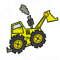 Im Diggin 100 Days of School Tractor Digger 1st 2nd Grade 1.png