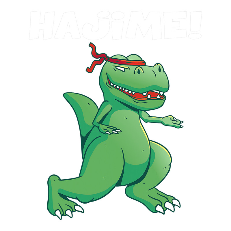 Karate Martial Arts TREX Dino Hajime.png
