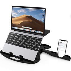 LAPTOP STAND WITH PORTABLE MOBILE STAND