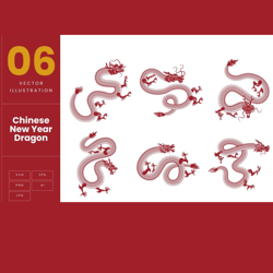Dragon Chinese New Year Illustration Collection