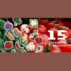 Pixelated Veggies Element Pack