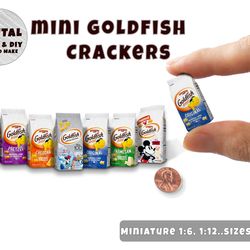 Mini GOLDFISH Printable (1:6, 1:12)