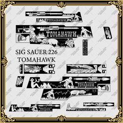Fiber Laser Engraving Firearms Design Sig Sauer 226 "TOMAHAWK"
