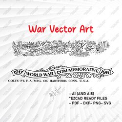 war vector art | engraving war design | soldiers vector |