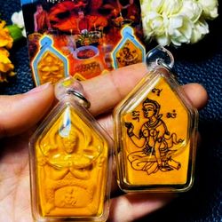Charm Amulet Magic Pendent Khun Phaen Nang Kwak, Luang Phor Yot Powerful Talisman  for fast luck love and Attraction