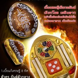 Millionaire's amulet from 8 directions, Bia Gae Talisman Magic Pendant The Ultimate Millionaires Amulet for Wealth and