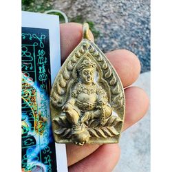 Millionaire's Amulet (Cast coin of Bodhisatt Setthi Thanabadi (Tai Jing Hia or Phra Samphon) is lucky victorious wins ev