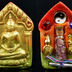 Elevate your charm and attract kindness, popularity, and good fortune with the Phra Khun Phaen Na Thong charm from Wat C