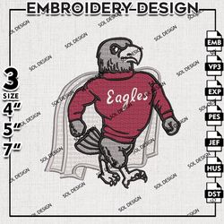 South Carolina State Bulldogs Mascot Embroidery File, NCAA South Carolina Embroidery Design, 3 sizes Machine Emb File
