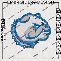 Drake Bulldogs Logo embroidery design, Drake Bulldogs embroidery, NCAA Drake Bulldogs embroidery, NCAA embroidery