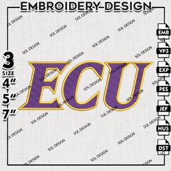 East Carolina Pirates embroidery Files, East Carolina Pirates embroidery, Ncaa Pirates, NCAA logo embroidery