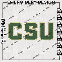 Colorado State Rams embroidery Files, Colorado State Rams machine embroidery design, CSU Rams, NCAA logo embroidery