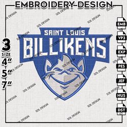 Saint Louis Billikens embroidery Designs, Saint Louis Billikens machine embroidery, Ncaa Billikens, NCAA embroidery