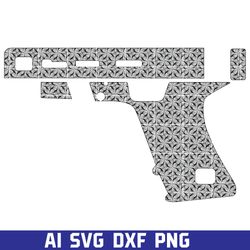 colt 1911 gun template pattern design 31
