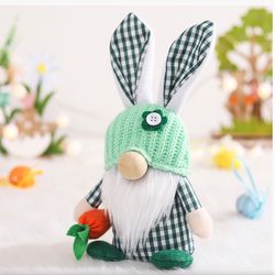 Fashion Easter Spring Bunny Figure