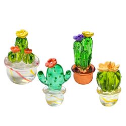 creative plant cactus succulent decoration set of 4