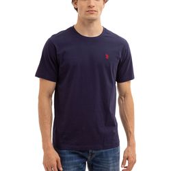 mens short sleeve crew t-shirt - color:classic navy