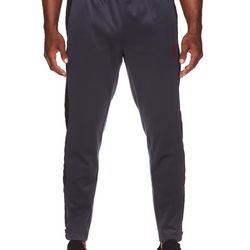 reebok mens and big mens active tapered training pants - color:ebony