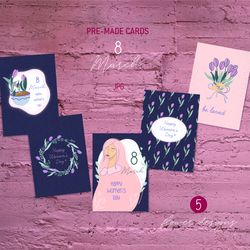 March 8 greeting cards | Happy Womens Day