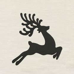 Deer embroidery design 3 Sizes reading pillow-INSTANT D0WNL0AD