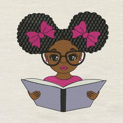 peekaboo girl glasses embroidery design 3 sizes-instant d0wnl0ad