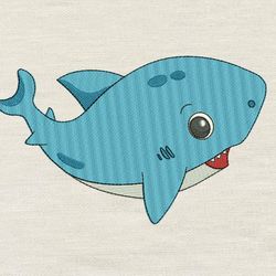 Shark embroidery design 3 Sizes-INSTANT D0WNL0AD