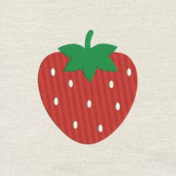Strawberry embroidery design 3 Sizes-INSTANT D0WNL0AD