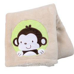 Baby monkey applique embroidery design 3 Sizes-INSTANT D0WNL0AD