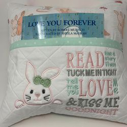 Read me story with Rabbit face 2 designs reading pillow-INSTANT D0WNL0AD