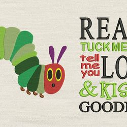 read me a story with hungry caterpiller 2 designs reading pillow-instant d0wnl0ad