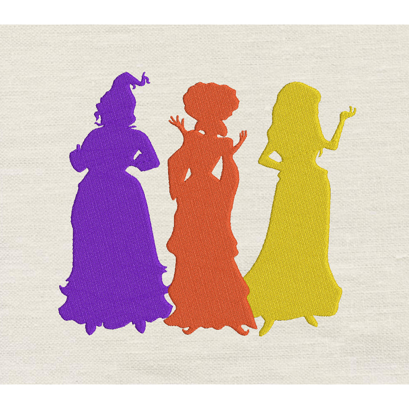Hocus Pocus Embroidery Design 3 Sizes INSTANT D0WNL0AD 0