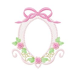 frame roses embroidery design -instant d0wnl0ad