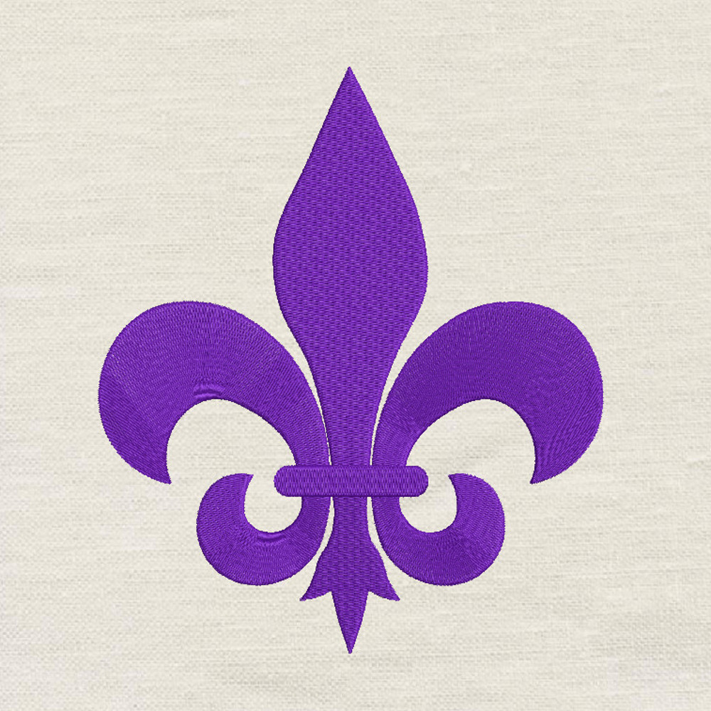 Fleur De Lis Embroidery Design 3 Sizes INSTANT D0WNL0AD 0