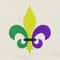 Fleur De Lis Colors Embroidery Design 3 Sizes INSTANT D0WNL0AD 0