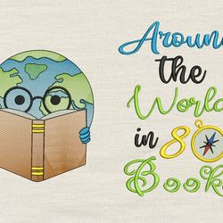 earth read with around the world 2 designs reading pillow v2