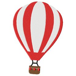air balloon embroidery design 3 sizes -instant d0wnl0ad