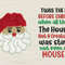Santa Face Applique With Twas The Night 2 Designs Reading Pillow 0