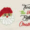 Santa Face Applique With Twas The Night 2 Designs Reading Pillow V3 0