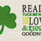 Shamrock Applique With Read Me A Story 2 Designs Reading Pillow 0