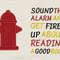 Fire Hydrant Applique With Sound The Alarm 2 Designs Reading Pillow V2INSTANT D0WNL0AD 0
