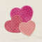 Applique Hearts Embroidery Design 3 Sizes INSTANT D0WNL0A 0