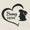 Bunny Mom Embroidery Design 3 Sizes INSTANT D0WNL0A 0