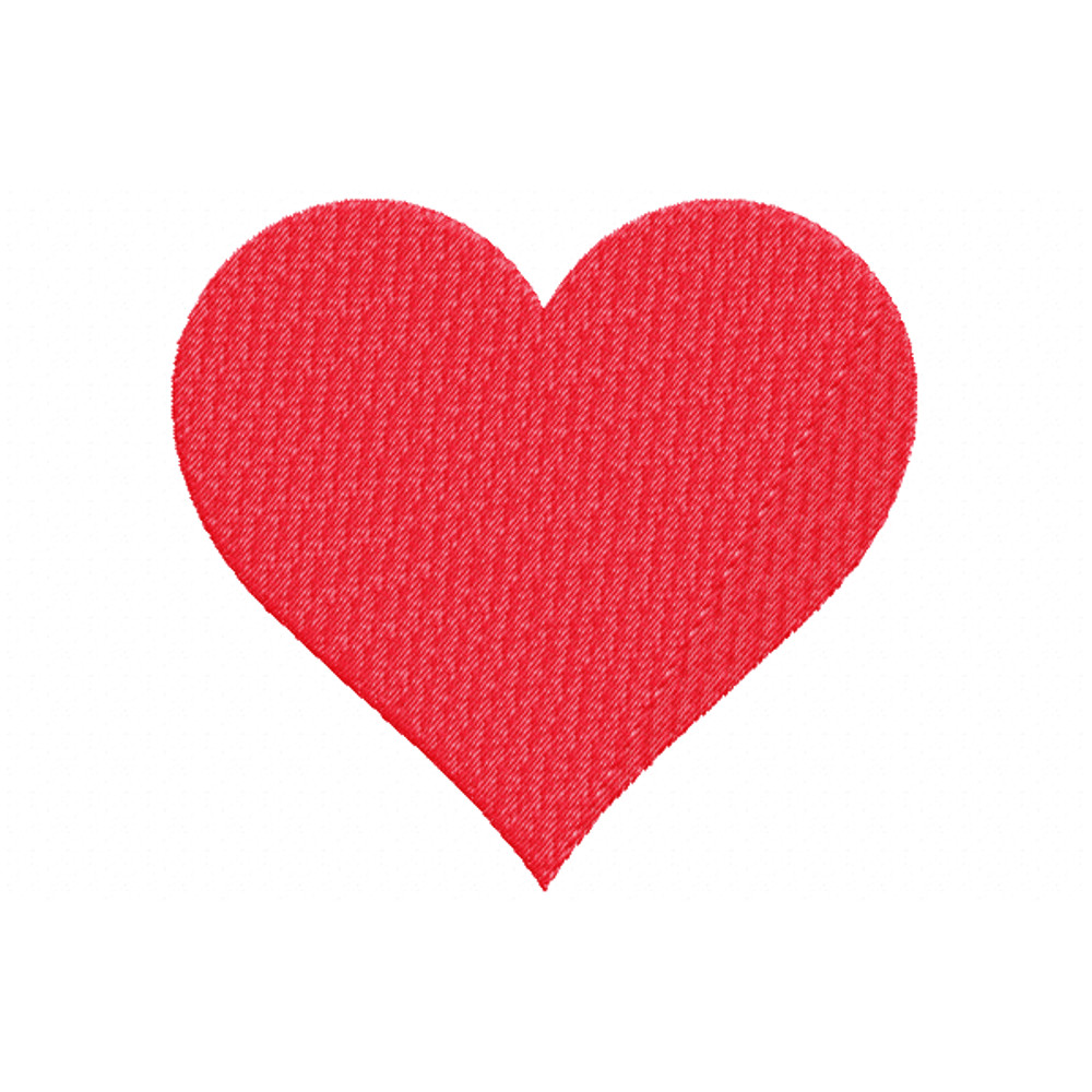 Heart Embroidery Design 3 Sizes INSTANT D0WNL0A 0