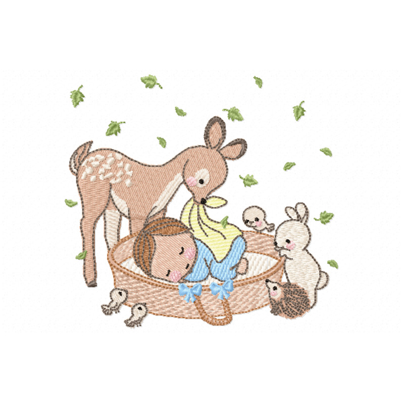 Cute Gazelle Embroidery Design INSTANT D0WNL0AD 0