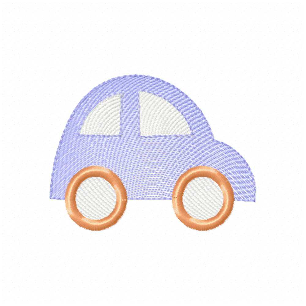 Baby Car Embroidery Design INSTANT D0WNL0AD 0