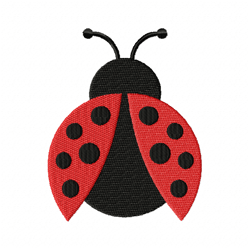 ladybug embroidery design -instant d0wnl0ad