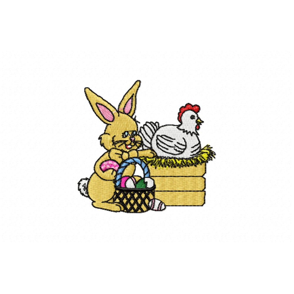 Easter Embroidery Design INSTANT D0WNL0AD 0